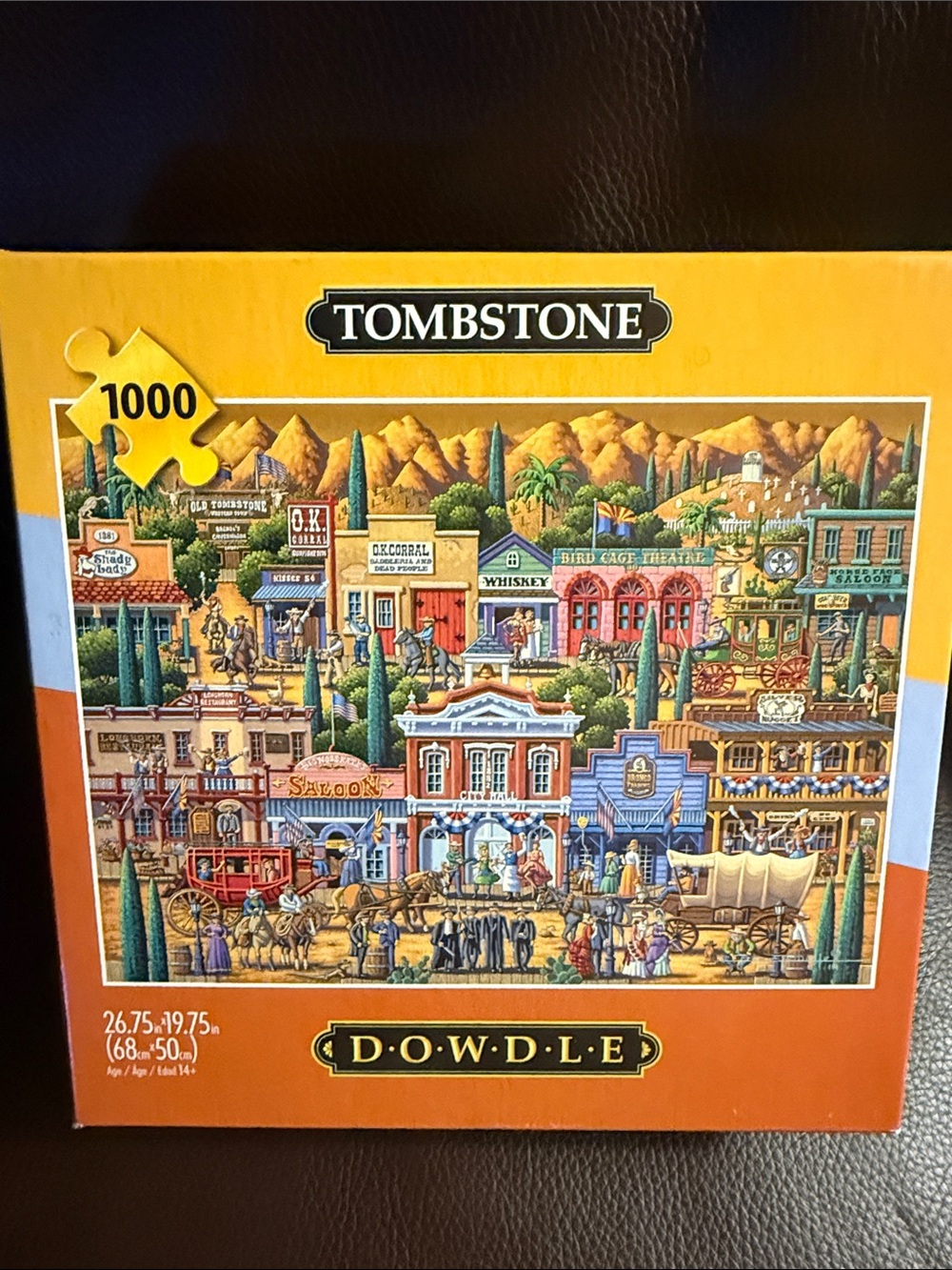 Dowdle Tombstone 1000 piece jigsaw puzzle.  Excellent condition